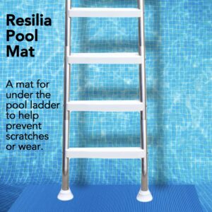 Swimming Pool Ladder Mat – Stay-Put Non-Slip Protective Pad for Pool Entry Areas