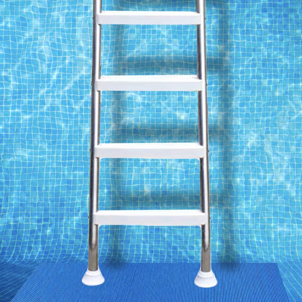 Non-Slip Swimming Pool Ladder Mat for Safe Pool Entry Areas