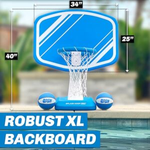 Pool Basketball Hoop Game Set – Floating Water Basketball Hoop for Pool Fun & Outdoor Games