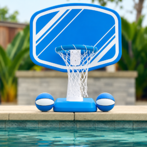 Floating Pool Basketball Hoop Set for Outdoor Water Fun